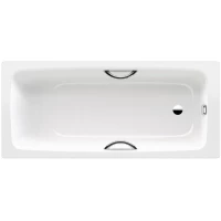 Ванна стальная Kaldewei Cayono Star 753 275300013001 150x70 см, с отверстиями под ручки, водоотталкивающим покрытием, альпийский белый