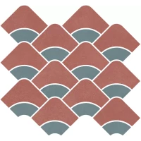 Декор Таделакт наборный матовый обрезной KMD2HID012BR 30x28x0,9