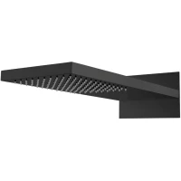 Верхний душ Boheme Fusion 419-B 230 мм, черный матовый