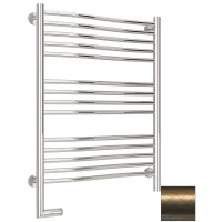 Полотенцесушитель электрический 800x600 состаренная бронза МЭМ левый Сунержа Флюид 2.0 05-5220-8060