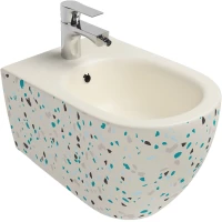 Подвесное биде Isvea Infinity Terrazzo 10NF41001-TRZ-2K