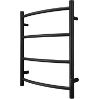 Полотенцесушитель электрический APEXTERMO Corona CR00165BM 600x532, диммер правый, черный матовый