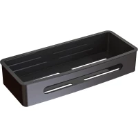 Полка для ванной Knotlor Линия SHS105GM 29 см, вороненая сталь