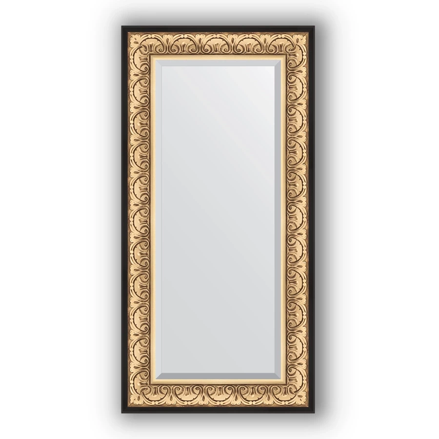 Зеркало 60x120 см барокко золото Evoform Exclusive BY 1251 зеркало 60x120 см evoform ledshine by 2698