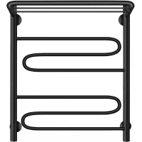 Полотенцесушитель водяной Secado Валенсия 1СП 4673739223901 600x432, черный матовый