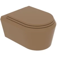 Унитаз подвесной GSG Cruise CRWCSO017 безободковый, каштан матовый