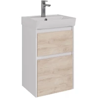 Тумба дуб кантри/белый глянец 42,6 см Lemark Combi LM03C45T-dub