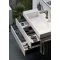 Комплект мебели белый глянец/черный 81,8 см Clarberg Logic LOG0108L + Tol.07.04.D + LOG0206 - 5
