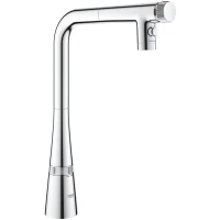 Смеситель для кухни Grohe Zedra SmartConrtol 31886000 с выдвижным изливом, хром