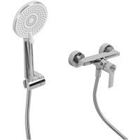 Смеситель для душа BelBagno Aurora AURORA-ESDM-CRM с душевым гарнитуром, хром