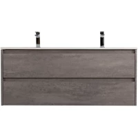 Тумба под раковину BelBagno Kraft KRAFT-1200-2C-SO-2-CG 120 см, подвесная, Cemento Grigio