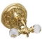 Крючок Art&Max Barocco Crystal AM-1784-Do-Ant-C двойной, для ванны, античное золото - 1