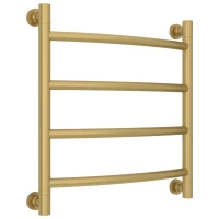 Полотенцесушитель водяной 500x500 золотой матовый Сунержа Галант+ 032-0200-5050