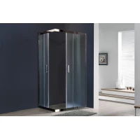Душевой уголок Royal Bath RB9510HPD-C-CH 100x95 см, профиль хром, стекло матовое