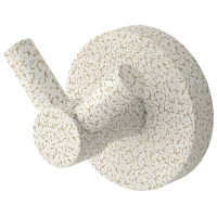 Крючок Сунержа Виктория 10-3007-0000 двойной, для ванны, античное белое золото