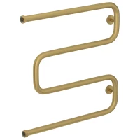 Полотенцесушитель водяной 600x600 золотой матовый Сунержа Ш-образный 032-0014-6060