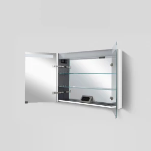 Изображение товара зеркальный шкаф 100x70 см белый глянец am.pm sensation m30mcx1001wg