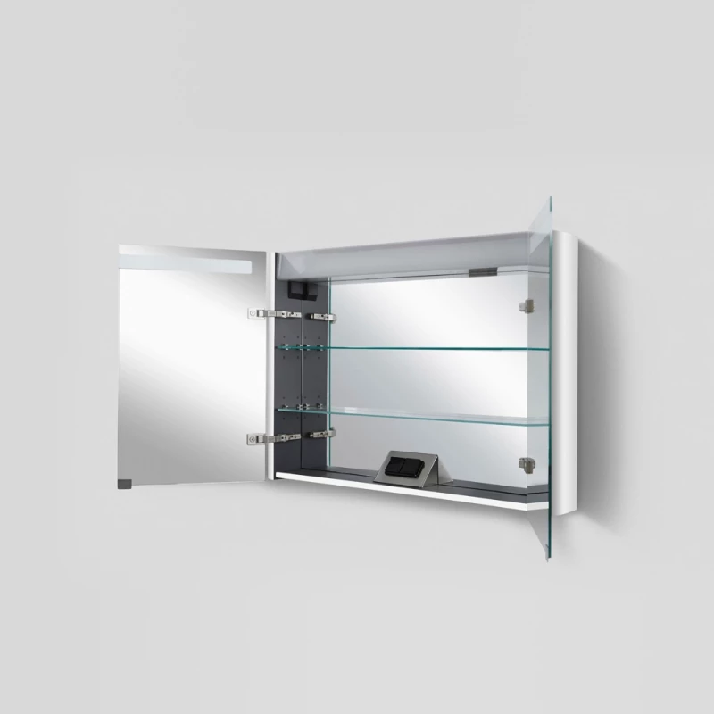 Зеркальный шкаф 100x70 см белый глянец Am.Pm Sensation M30MCX1001WG