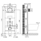 Комплект подвесной унитаз Villeroy & Boch Venticello 4611RSR1 + система инсталляции Jacob Delafon E5504-NF + E4316-CP - 4