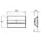 Комплект подвесной унитаз Villeroy & Boch Venticello 4611RSR1 + система инсталляции Jacob Delafon E5504-NF + E4316-CP - 6
