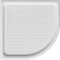 Душевой поддон Abber AD3A100 100x100 см, акриловый, четверть круга, белый