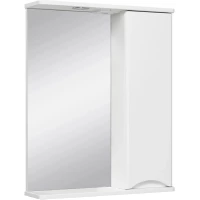 Зеркальный шкаф 60x75 см белый R Runo Афина 00-00001171