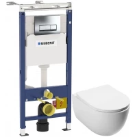 Комплект подвесной унитаз MEER MR-2108 + система инсталляции Geberit 458.125.21.1