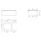 Декоративная панель для подвесного унитаза Toto SG 9AE0017 - 5