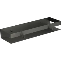 Полка для ванной Lemark Shelf Line 9776054 40 см, графит матовый