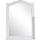 Изображение товара зеркало 71,2x95 см белый серебряная патина asb-woodline модерн 4607947230710
