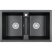 Кухонная мойка Granula 8101, чёрный