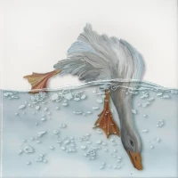 Декор Kerama Marazzi Чудо-озеро 1 20x20x6,9 VT\A451\5009