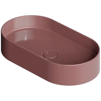 Раковина-чаша Alice Hide Stadium 31120197 65x35 см, накладная, табаско глянец