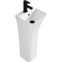 Раковина CeramaLux G-515 33x33 см, напольная, белый