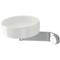 Мыльница Stil Haus Buket BK09(08-BI) настенная, хром/белый