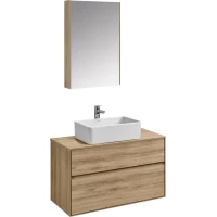 Комплект мебели дуб эльвезия 99 см Акватон Либерти 1A279601LYC70 + 1A281103LYC70 + 732700B000 + 1A279302LYC70