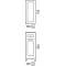 Шкаф одностворчатый подвесной 30x70 см белый глянец Corozo Классика SD-00000366 - 12