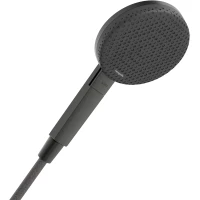 Душевая лейка Hansgrohe Raindance Alive Select S 24511340 125 мм, 3 режима, черный хром матовый