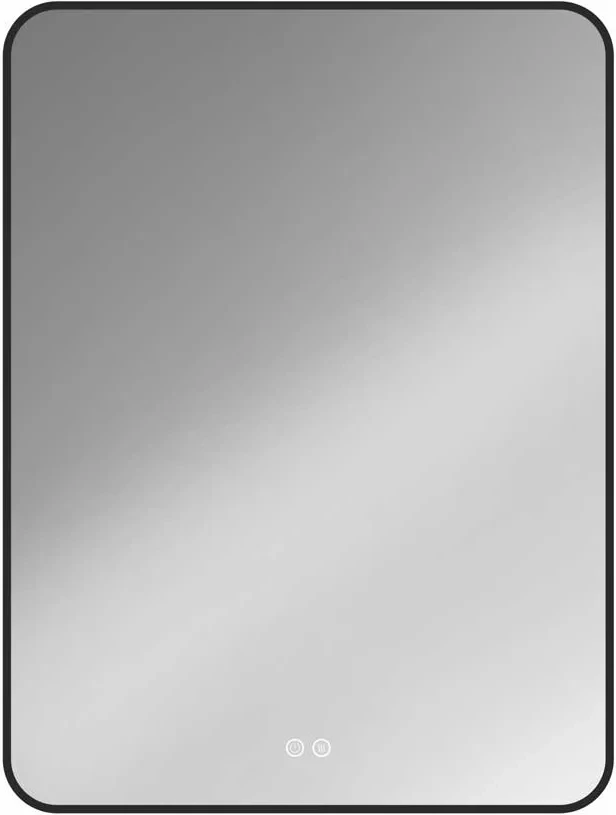 Зеркало 60x80 см черный Vincea VLM-3VC600B-2 зеркало с подсветкой simple gray led 60x80 см