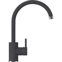 Смеситель для кухни черный Tolero Элара 464094