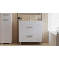 Тумба 79,9 см Velvex Orlando tn.ORL.CLA.80.2Y белый матовый