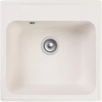 Кухонная мойка GranFest Quarz 48 47,8x47,8 см, белый