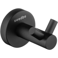 Крючок Swedbe Attribut 9815B двойной, для ванны, черный матовый