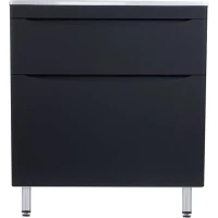 Тумба черный матовый 89 см Style Line Бергамо СС-00002363