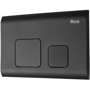 Изображение товара кнопка смыва rea f rea-e9854 для инсталляции, черный матовый