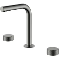 Смеситель для раковины Boheme Stick Spirale 152-GM.4 графит матовый