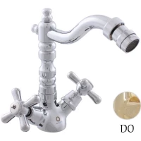 Смеситель для биде без донного клапана Rav Slezak Morava Retro MK120.5/9Z