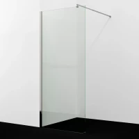 Душевая перегородка WasserKRAFT Rur 30W46 110 см, профиль хром, стекло прозрачное