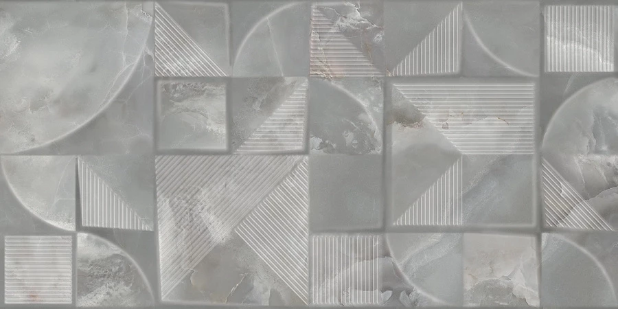 Плитка настенная Azori Opale Grey  Struttura 31,5x63 мозаика azori opale grey 30x30