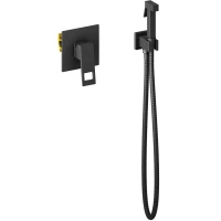 Гигиенический душ Timo Briana 7189/03SM со смесителем, черный матовый